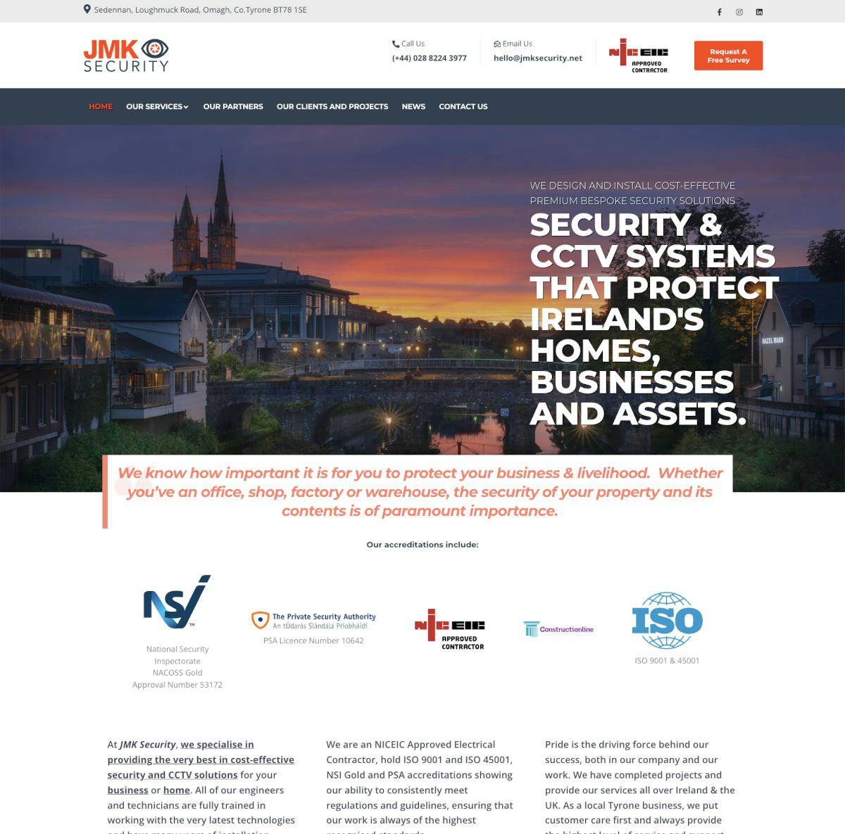 JMK Security Website